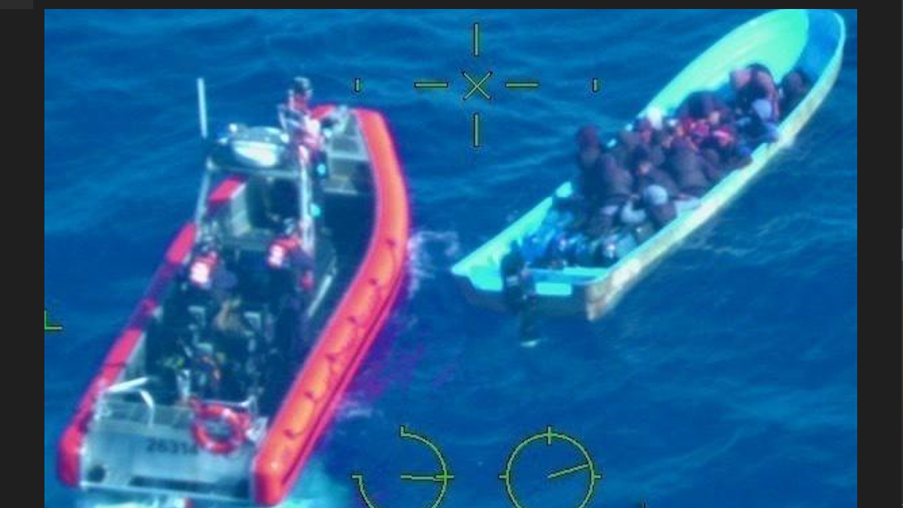 Coast Guard Hands Off 36 Dominicans To A D.R. Navy Vessel