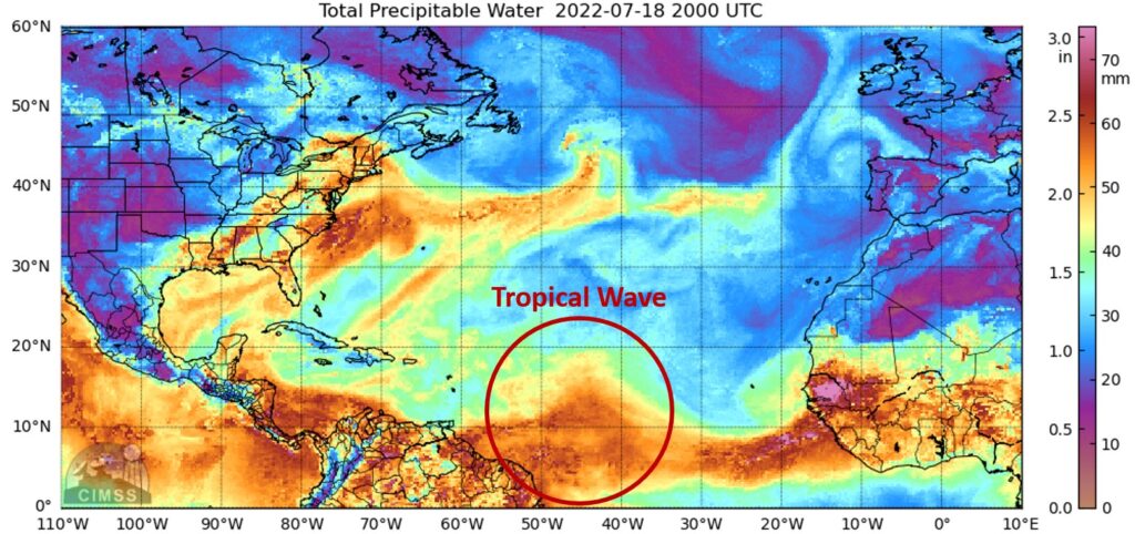 Tropical Wave Expected To Bring Heavy Rains To USVI and Puerto Rico