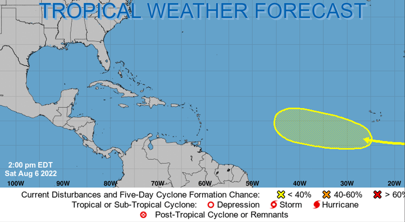 Tropical Wave Coming Off Africa Has A 30% Chance of Becoming A Tropical Storm: NHC
