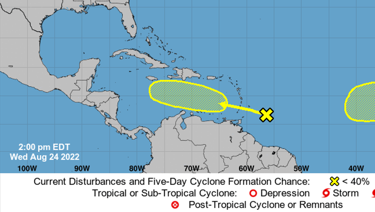 NHC Monitoring 2 Waves, 1 In Caribbean 1 Coming Off Africa