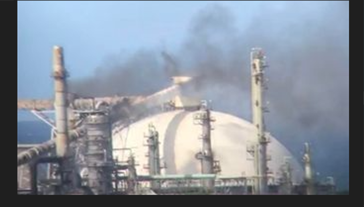 Pile of Petroleum Coke Burning Doesn't Fret New Owners of Refinery