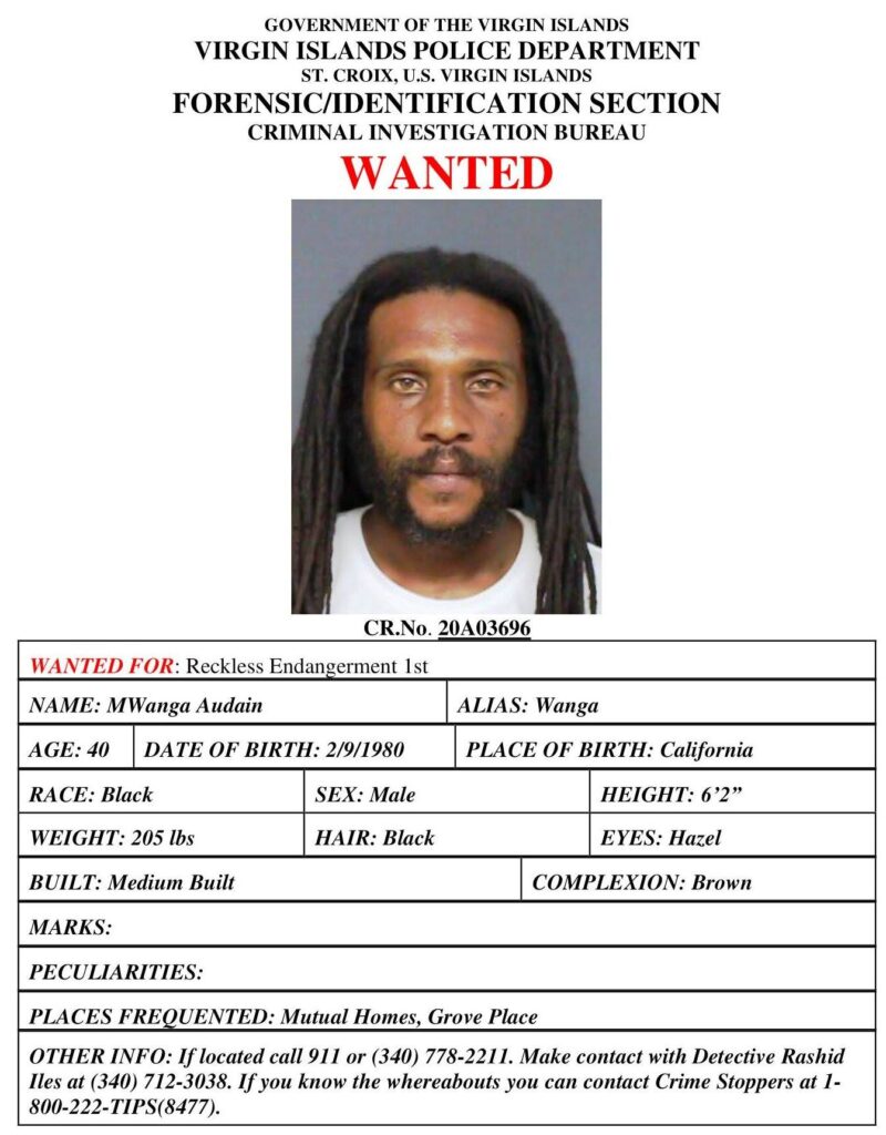 Help Police Find Mwanga Audain Wanted For Reckless Endangerment