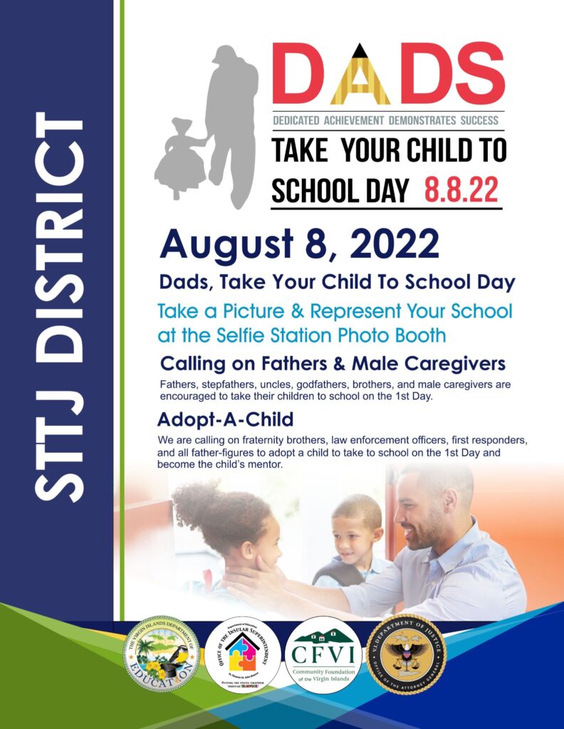 VIDOJ To Host DADS Take Your Child to School Day On St. Thomas