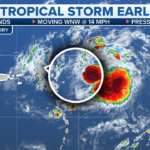 Tropical Storm Earl Forms In The Western Tropical Atlantic