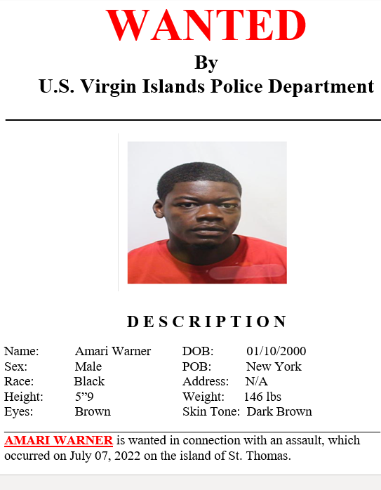Warner Brothers Wanted For July Assault In St. Thomas