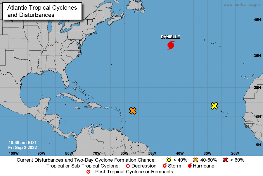 NHC Monitors 4 Tropical Waves; 1 Might Bring Heavy Rain On Wednesday
