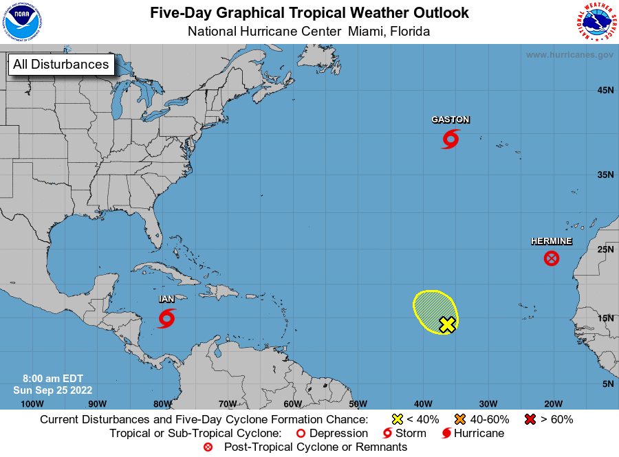 Florida Monitors Growing Tropical Storm Ian in Caribbean