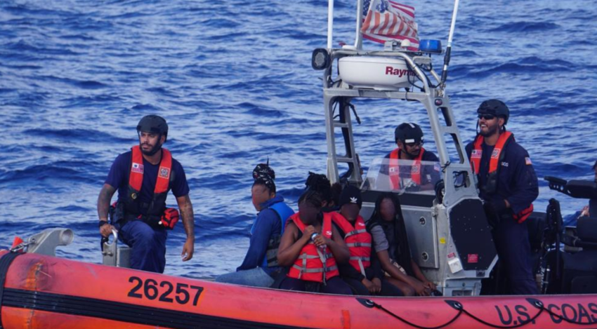 Coast Guard Rescues 102 Haitians, 2 DR Nationals Abandoned By Smugglers