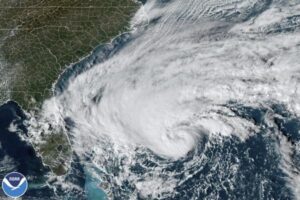 Tropical Storm Nicole Bears Down on the Bahamas, Florida