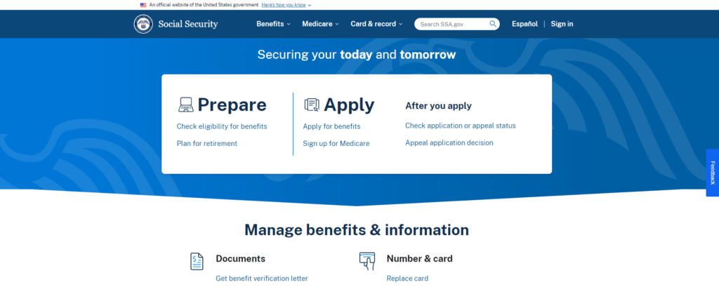 Social Security Administration Launches<br>Redesigned Website at SSA.gov