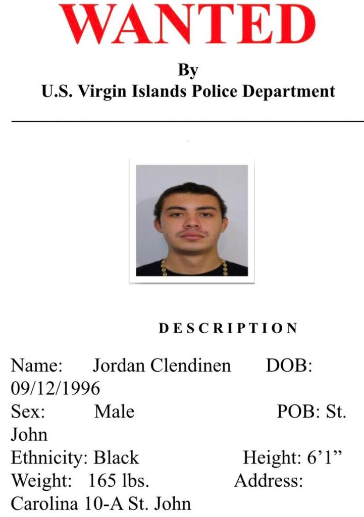 Help Police Find Jordan Clendinen On St. John