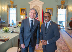 Secretary of State Blinken Talks With Trinidad & Tobago's Foreign Minister Amery Browne