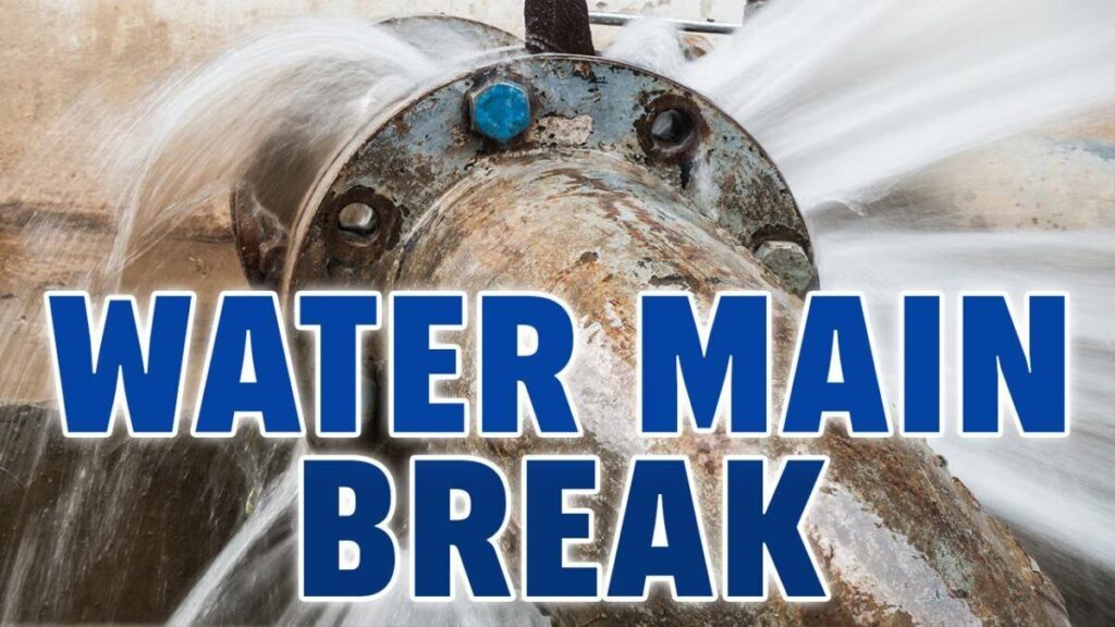 WAPA Water Main Break Temporarily Closes Knud Hansen, 3 Head Start Centers Today