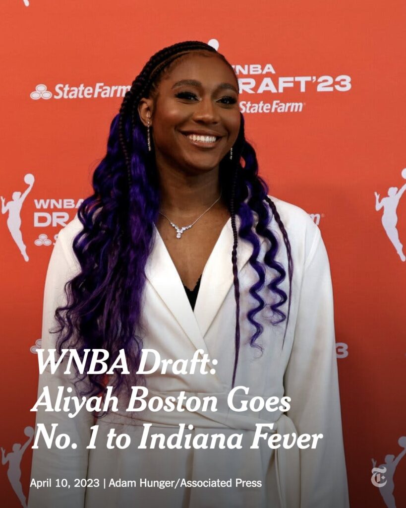 Aliyah Boston, South Carolina's Superstar, Selected No. 1 By Indiana In WNBA Draft