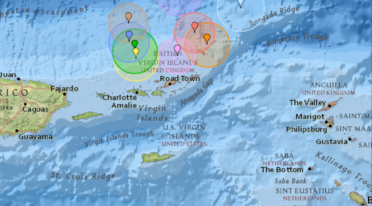 Tsunami threat virgin islands