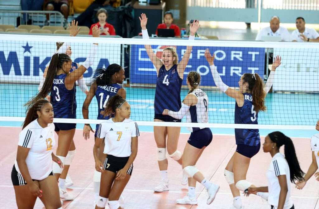 USVI Girls Under 19 Volleyball Team Struggles Against Stronger USA Team