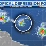 Tropical Depression Four Forms On The Heels of Tropical Storm Bret In The Atlantic