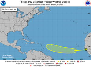 NWS Monitoring Tropical System Expected To Bring Rain To The USVI Next Week