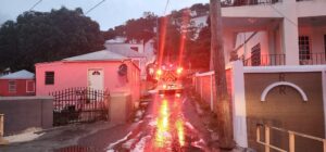Firefighters Battle Blaze On Vester Gade In Savan