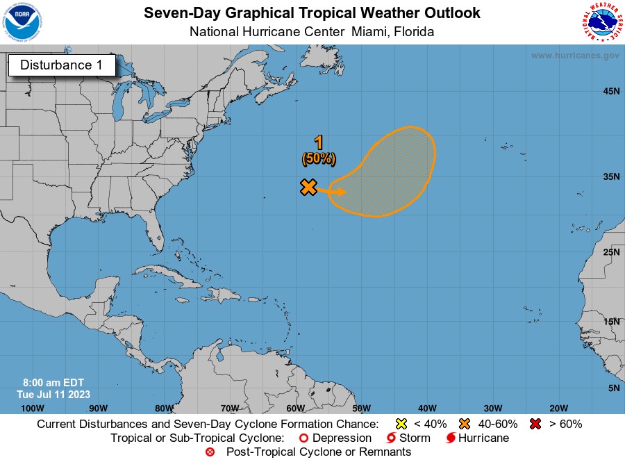 Tropical Depression Could Form Thursday or Friday, NWS Says
