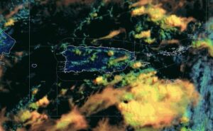 Heavy Thunderstorms, Strong Winds Approach St. Croix, Vieques, SW Puerto Rico