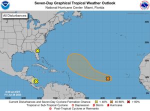 National Hurricane Center Monitors 3 Disturbances In Atlantic, Caribbean Sea
