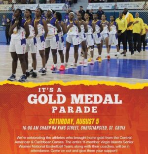 Parade for USVI Women’s Winning Basketball Team Set For Saturday on St. Croix