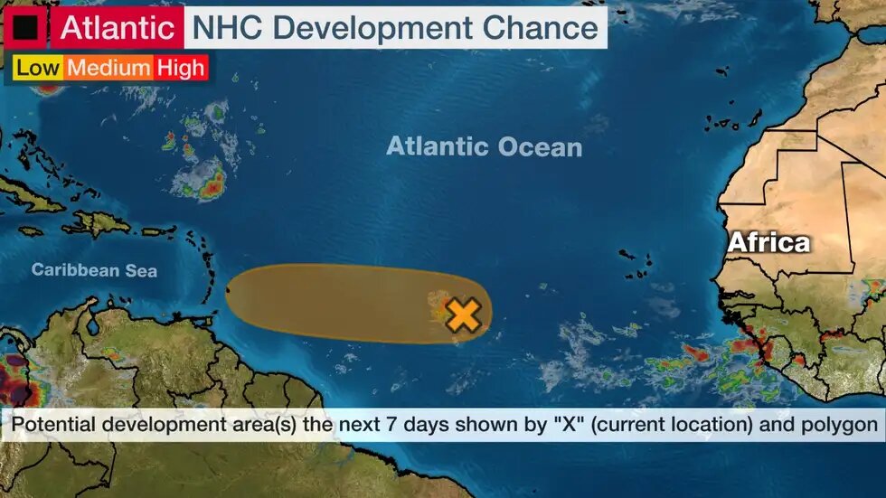 Disturbance Could Become A Tropical Depression Before Reaching Caribbean