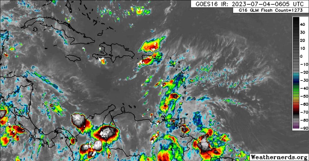 NWS Forecasts 'Squally Weather' With Passing of Tropical Wave