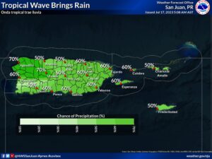 Tropical Wave Increases Chance of Showers, Thunderstorms, NWS Says