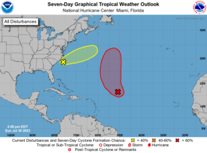 Good Chance of Scattered Showers Tomorrow For USVI and Puerto Rico, NWS Says