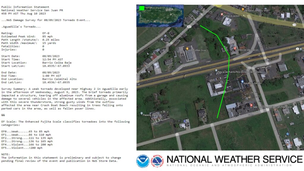 EF-0 Tornado Confirmed To Touch Down In Aguadilla Today, Causing Limited Damage