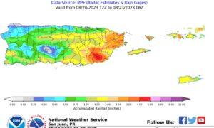 Tropical Storm Franklin Makes Landfall and Dumps Heavy Rain on Hispaniola