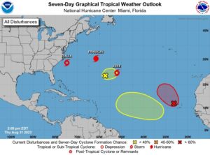 Tropical Storm Jose Forms In The Atlantic Ocean
