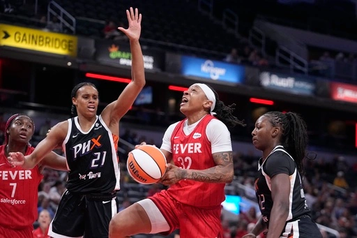 Fever edge Mercury 72-71, Aliyah Boston adds 11 rebounds to halt home losing skid