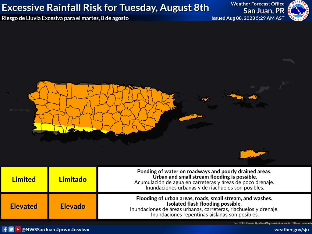 Tropical Wave Offers 'Intense Showers and Thunderstorms,' NWS Says