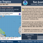 ‘Unsettled’ Weather Conditions Expected With The Advance of Invest 90L This Week