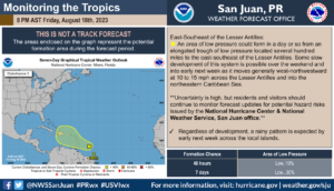 'Unsettled' Weather Conditions Expected With The Advance of Invest 90L This Week