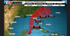 Franklin Upgraded To Hurricane; NHC Also Monitoring Tropical Storm Idalia
