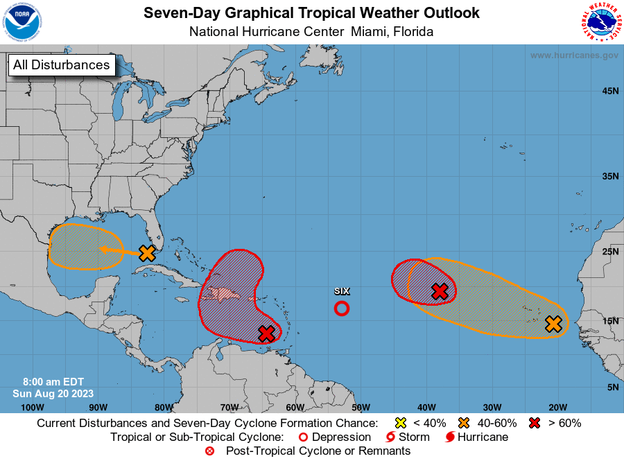 Tropical Wave Invest 90L Has 'High' Chance of Formation Over The Next Two Days