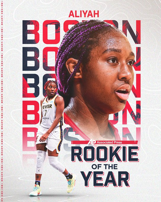 Aliyah Boston named AP Rookie of the Year