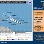 Tropical Storm Lee forecast to strengthen into hurricane as it churns in Atlantic towards Caribbean