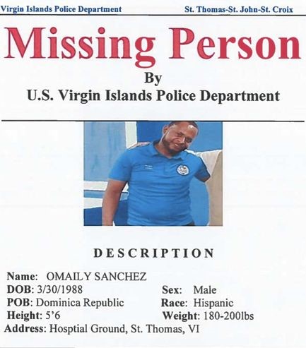 Help Police Find Missing Person Omaily Sanchez On St. Thomas