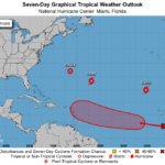 Seven-Day Tropical Weather Outlook; Next Hurricane Will Come Close To The Caribbean