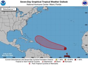 Invest 95L Continues Its Advance On The Caribbean; Will Become Hurricane Lee