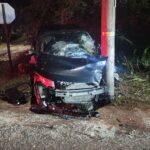 Suspected Impaired Driver Crashes Into Utility Pole; Cops Find 5 Guns In His Car