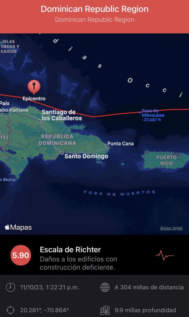 5.0 magnitude quake strikes Dominican Republic near border with Haiti