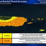 Showers forecast along with hazardous marine conditions