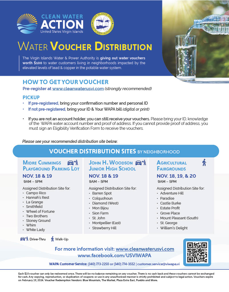 1,288 Clean Water Vouchers Distributed to WAPA Water Customers