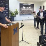 Jim Harbaugh says Sherrone Moore will lead No. 2 Michigan if a judge doesn’t rule in school’s favor